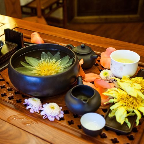 特产舟山瑶莲观音莲花花茶普陀山一盒平步青云礼盒代用