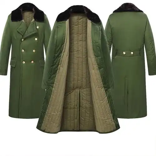 军大衣棉大衣男冬季rs加厚长款保安大衣黄大衣防寒服劳保棉袄棉服视频