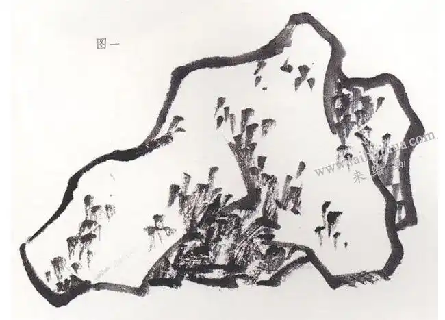 山水皴法——钉头皴技法解析