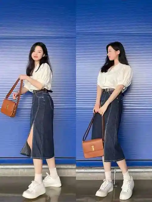 牛仔裙配什么上衣牛仔裙搭配图片大全