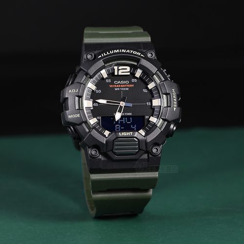 casio卡西欧手表男运动学生黑暗之心防水十年电力男表hdc-700-3a