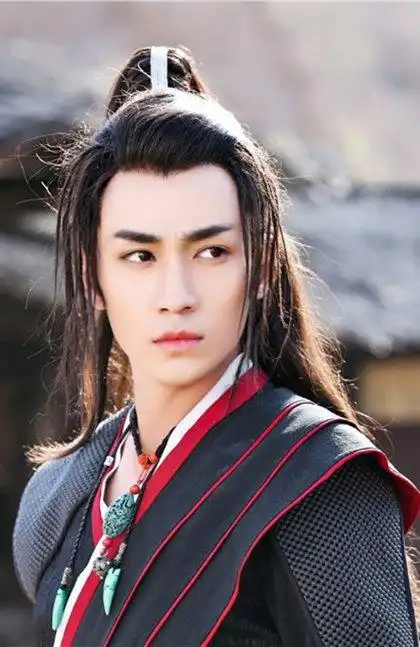 古代男子梳发造型