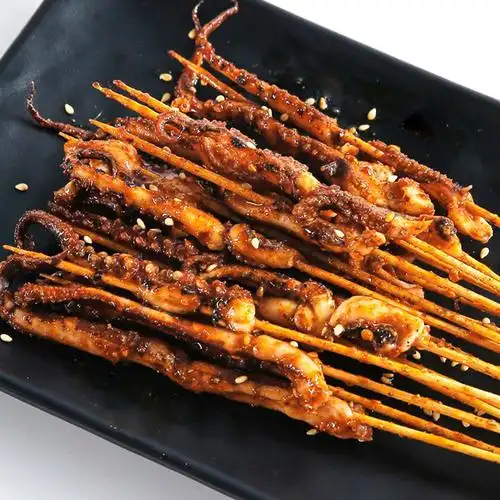 鱿鱼烧烤食材铁板须小串须串商用网红小串冷锅冷冻鱿鱼