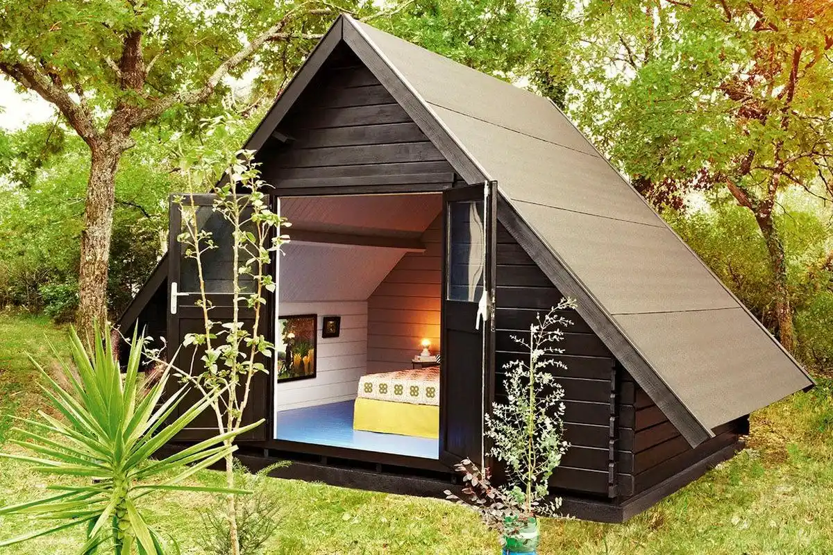 庭院小木屋涂什么颜色好看耐用?