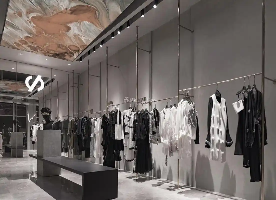 无锡店铺精品女装店装潢设计效果图