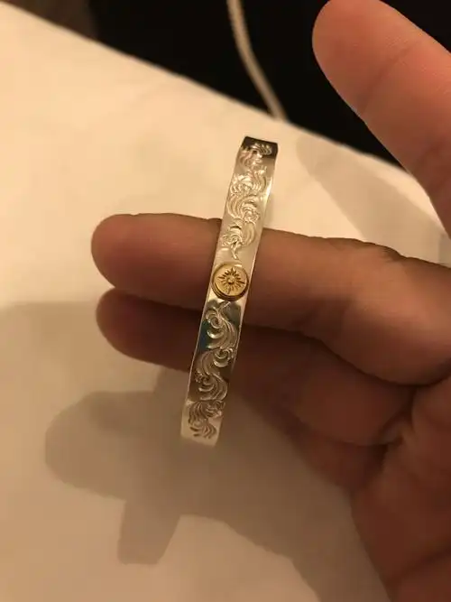 刚在日本买的银饰,帮忙看看