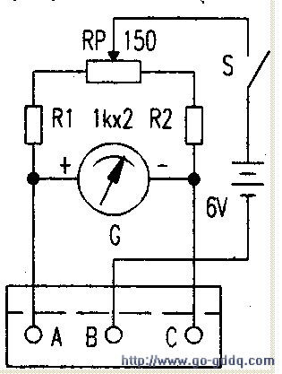 电桥型电子水平仪电路