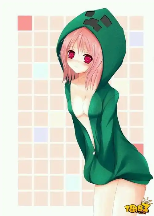 爆炸也要撩我的世界苦力怕娘图赏