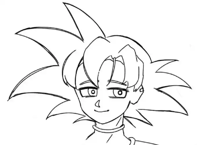 我有一个梦想就是画完破坏神卡卡罗特