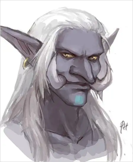 魔兽绘画巨魔巫医扎布坎以及最近的一些图