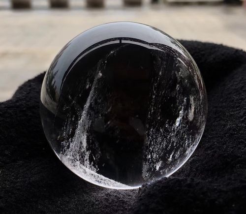 天然占卜办公室招财镇摆件水晶球天然水晶天然水运球白水晶摆件