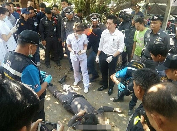 泰国醉汉夺枪打死警察被当场击毙是怎么回事?