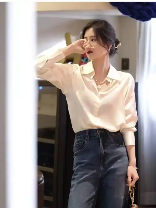 真丝衬衫搭配什么裤子裙子好看