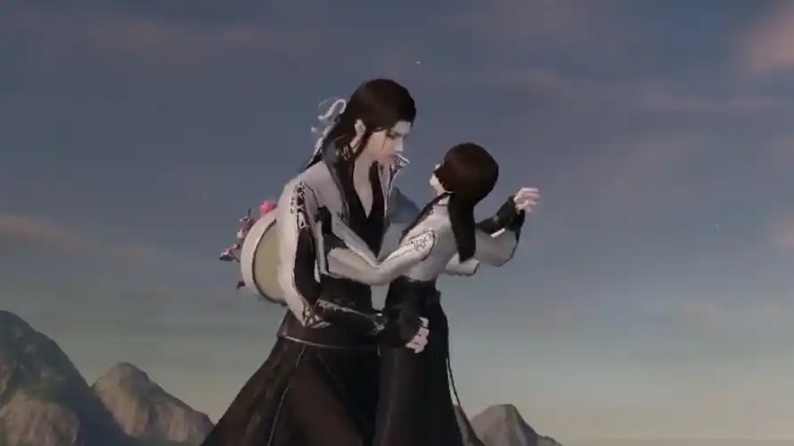 怀中抱妹天刀手游双人轻功抱一抱萝莉妹妹