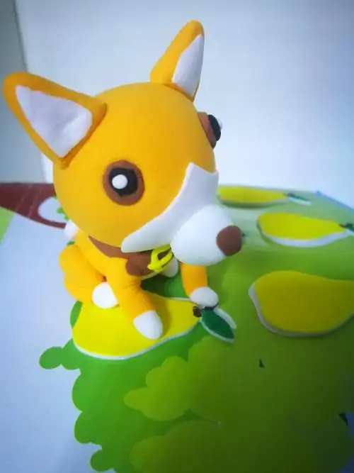 用粘土做了个小狗子,唉,各种不满意,看来离民间艺术大湿还有很长撼い