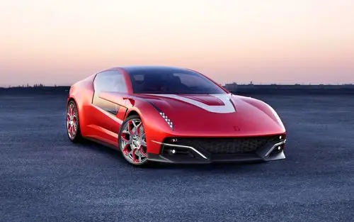 乔治亚罗giugiaro-高清晰红色brivido跑车壁纸