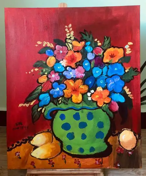 海岩童画假期特色课——创意丙烯画