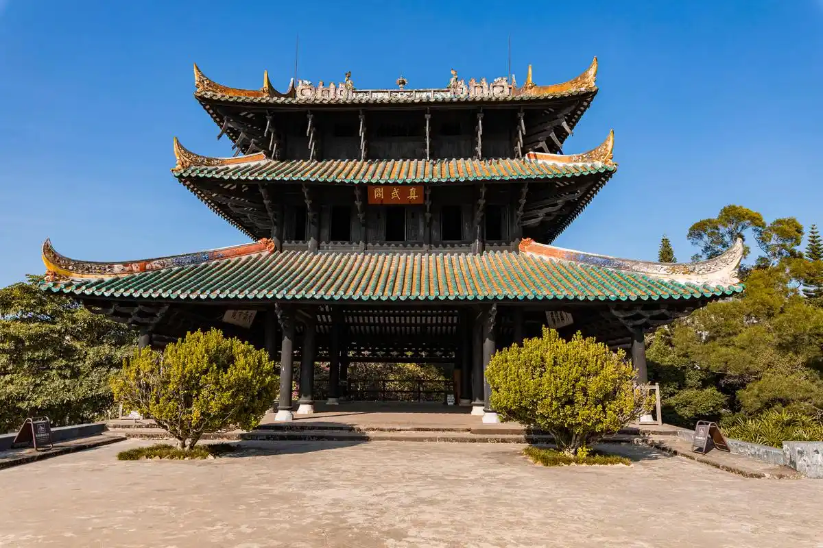 经略台真武阁,位于广西玉林市容县,建于1573年,是道教宫观,奉祀真武帝