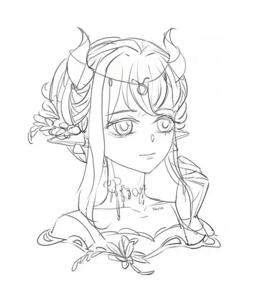 金牛座头像草图