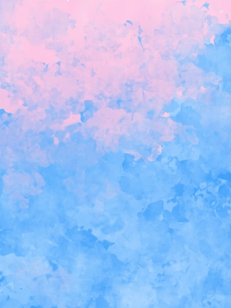 水彩水墨渐变蓝色粉色天空背景图片