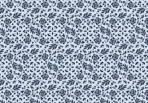 碎花花型矢量图数码印花图案