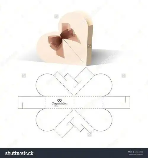 分享一组盒型包装展开图