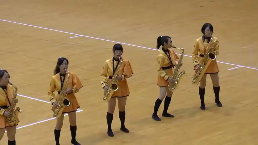 京都橘高校吹奏乐部2014京都府行进赛