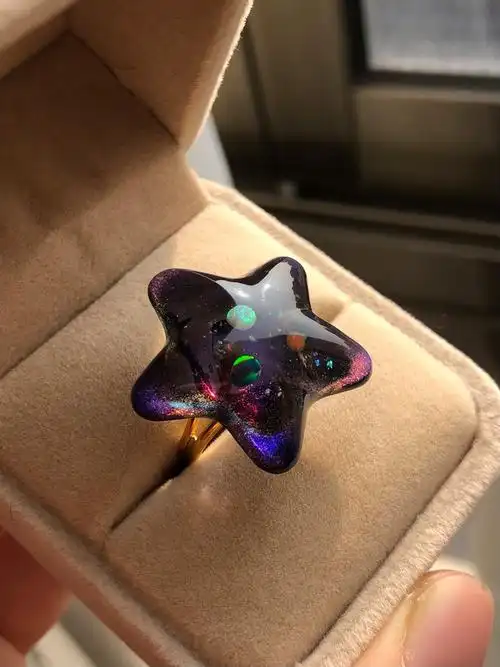 新作星辉小星系戒指