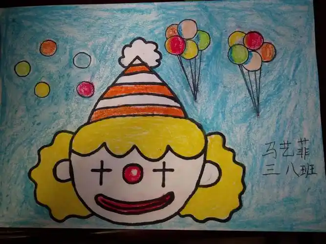 实验小学三年级八班学生《点彩画》美术作品欣赏