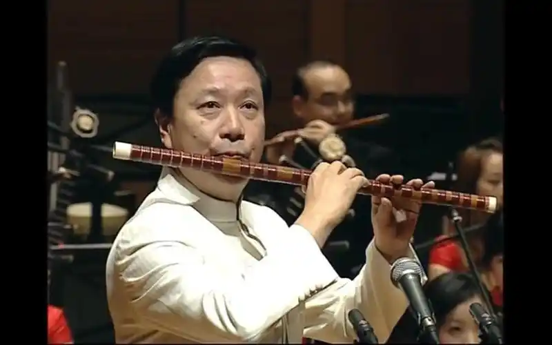 竹笛独奏早晨詹永明演奏