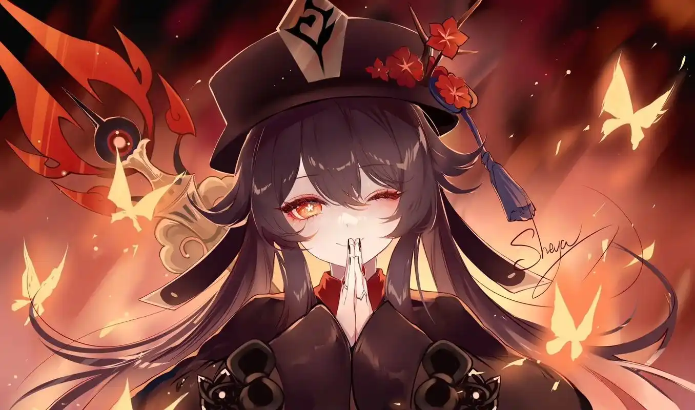 胡桃壁纸高清壁纸#胡桃高清壁纸#原神高清壁纸 堂主大人我给你 - 抖音