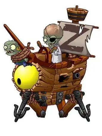 简笔画海盗巨人僵尸简笔画彩色简笔画植物大战僵尸海盗船长的画法海盗