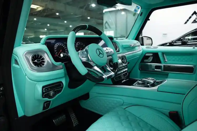 奔驰g63升级巴博斯蒂芙尼蓝