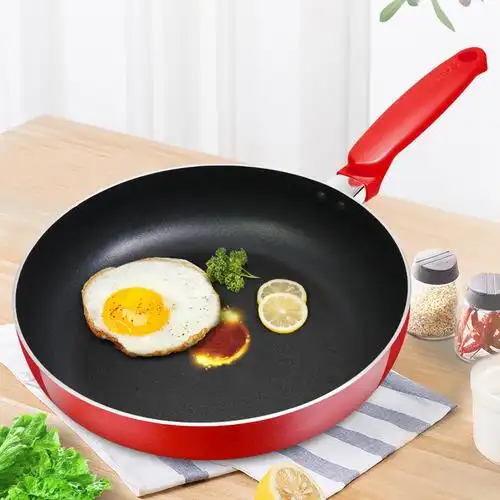 苏泊尔平底锅不粘锅铝合金煎锅煎饼电磁炉通用24cm家用煎锅