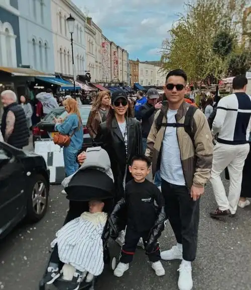 很懂享受经常周游列国梁靖琪一家出国旅游为儿子庆祝2岁生日