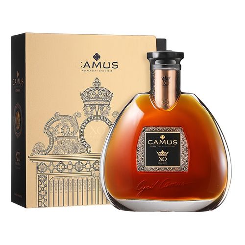 camus卡慕 皇冠xo干邑白兰地700ml 法国原瓶进口 礼盒装 中文行货