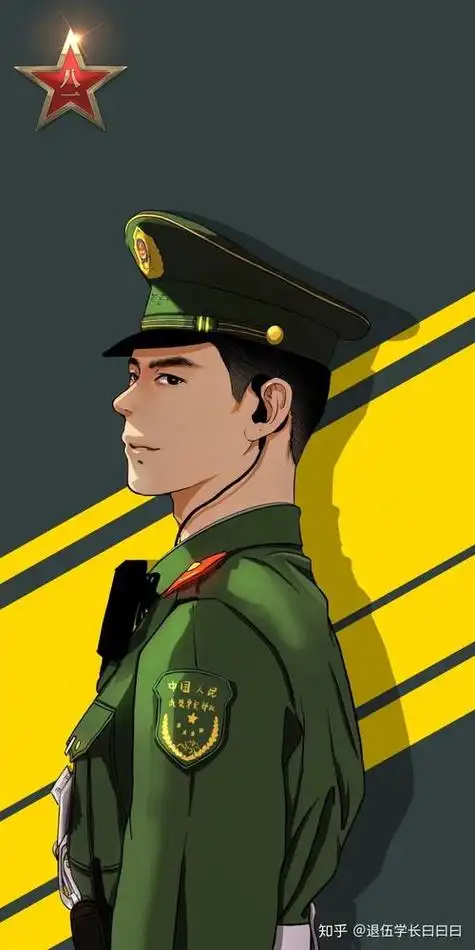 武警简笔画武警简笔画图片大全