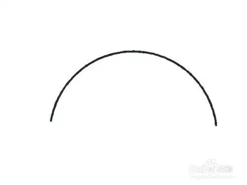 用弧线画出的简笔画