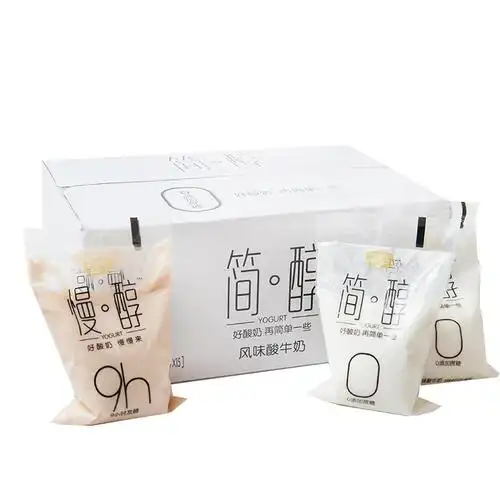 君乐宝简醇无添加蔗糖酸奶网红袋装营养酸奶简醇8慢醇7