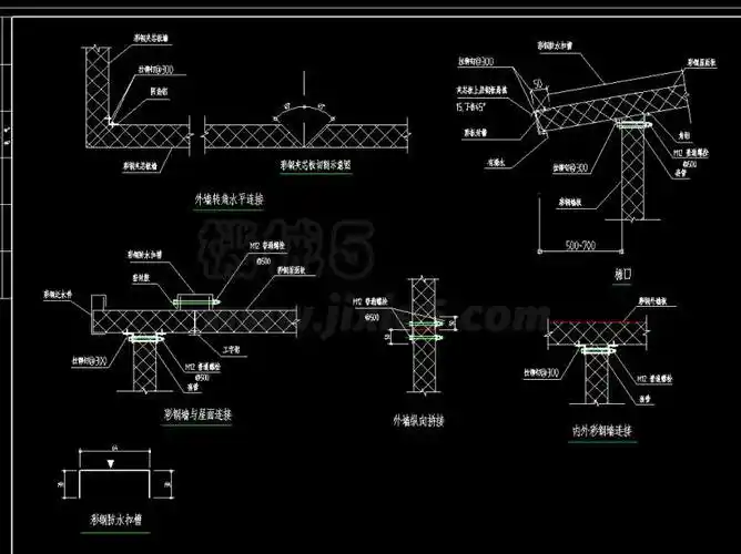 48mx6m活动板房结构设计图