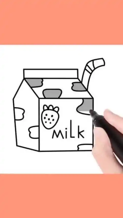 牛奶简笔画怎么画?简单几步轻松搞定!