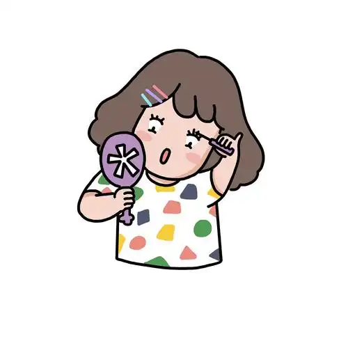 微信表情包「大脸妹成长日记」第二弹