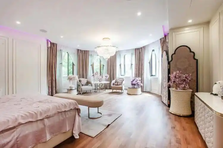 16平 南北通透主卧八角窗,水暖全套美国者尼智能化家居(美国白宫用的