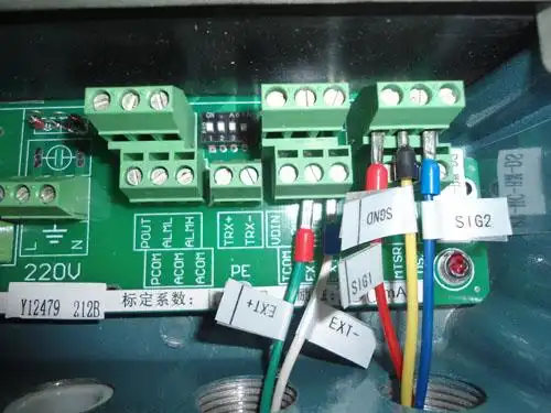 plc电磁流量计接线图