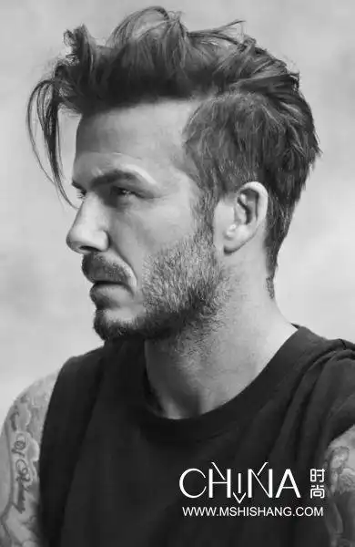 贝克汉姆大背头帅炸天 有品味的男士都在梳大背头