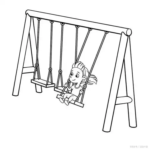秋千简笔画教程,轻松画出可爱又美观的秋千!
