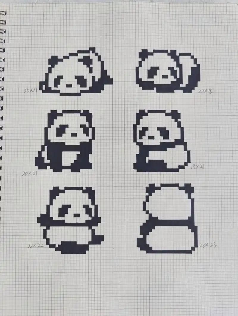 5mm网格本 可以用b5画单个