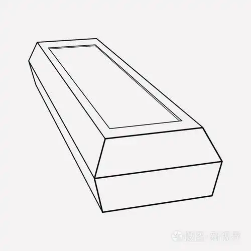 棺材图标行元素.