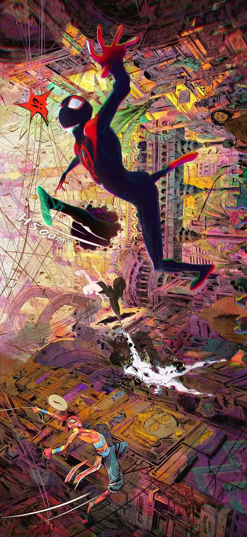 蜘蛛侠平行宇宙超清壁纸#蜘蛛侠纵横宇宙 #蜘蛛侠 #蜘蛛侠平 - 抖音