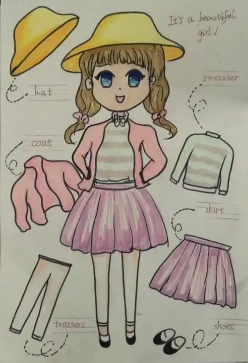 服装海报---我是小小服装设计师